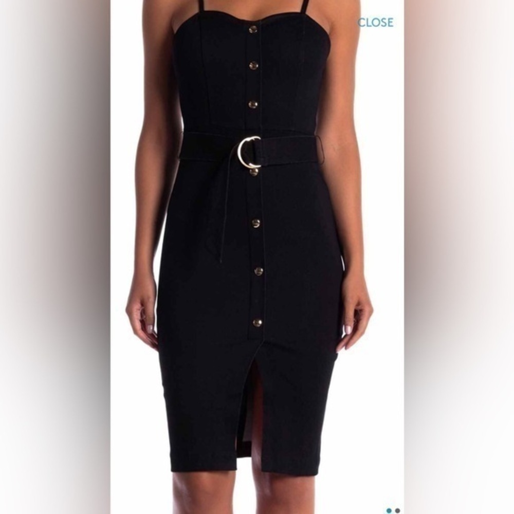 Stretchy denim dress